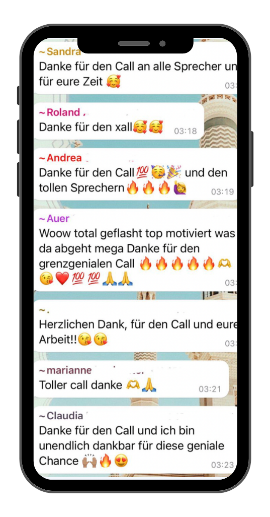 WhatsApp Live-Reaktionen 2